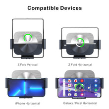 Load image into Gallery viewer, 15W Intelligent Automatic Sensor Dual Charging Car Holder Charger For Samsung Galaxy Z Fold4 Fold3 5G pphonecover
