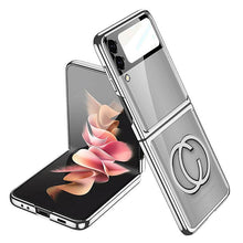 Load image into Gallery viewer, Luxury Perfume Plating Frame Anti-knock Protection Glass Case For Samsung Galaxy Z Flip3 pphonecover
