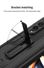 Load image into Gallery viewer, Shockproof Armor Cover For Samsung Galaxy Z Fold4 5G Case With Magnetic Hinge Slide Pen Slot &amp; Film pphonecover
